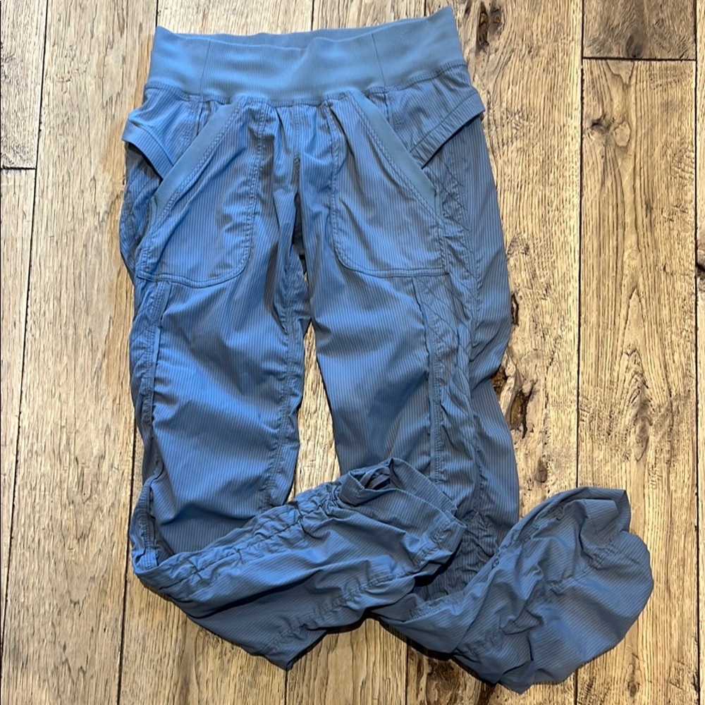 lululemon athletica Grey Track Pants with Elastic Waistband